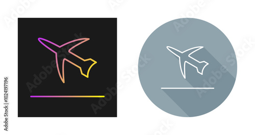 Flight Takeoff Vector Icon