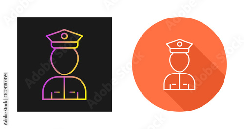 Airport Security Vector Icon