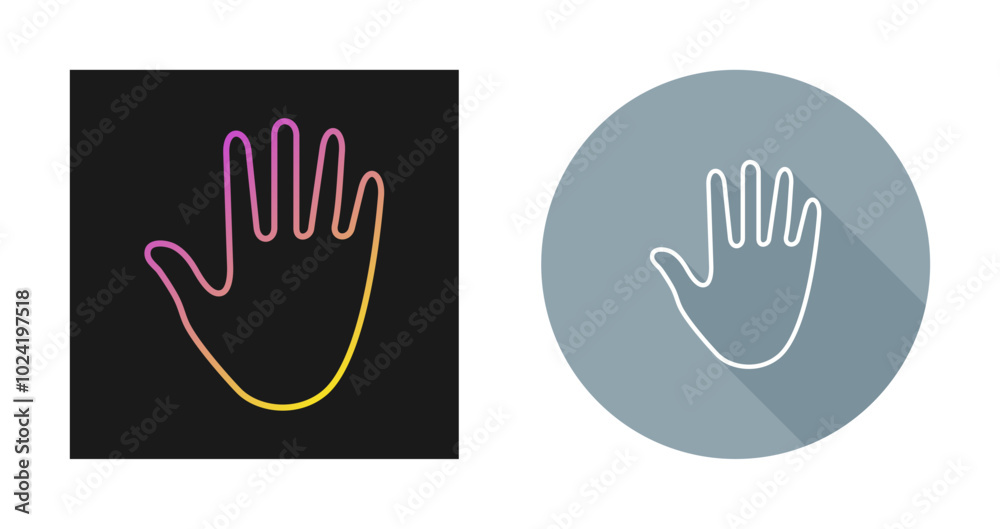 Hand Vector Icon Hand Vector Icon