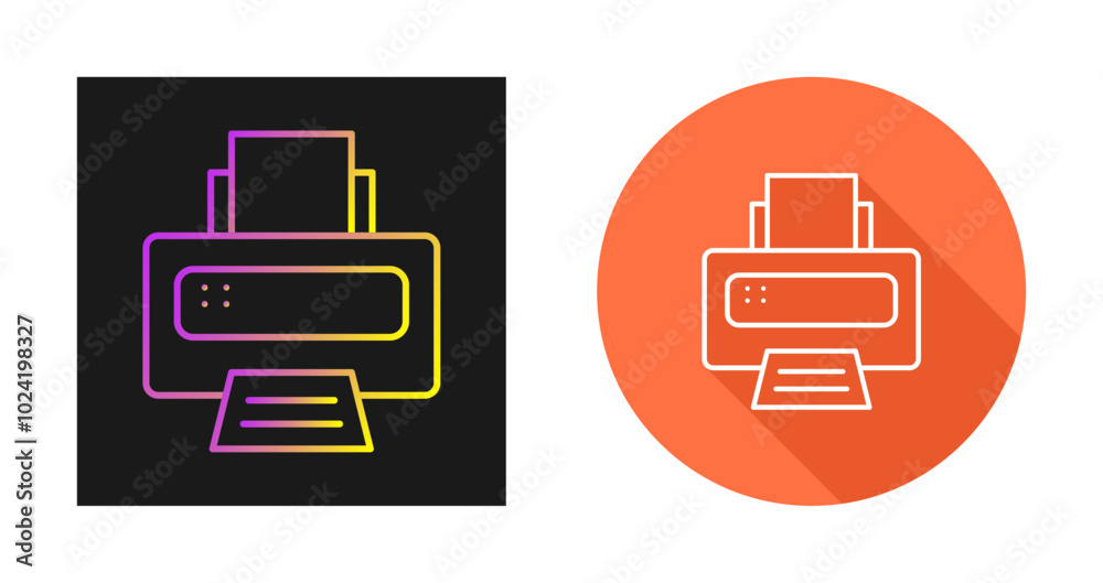 Printer Vector Icon Printer Vector Icon