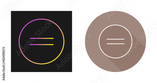 Equal To Vector Icon