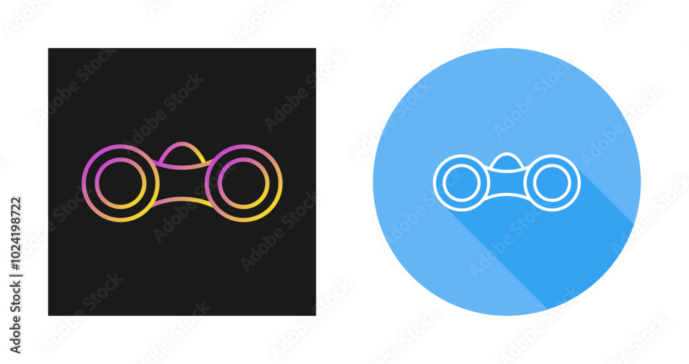 Binoculars Vector Icon Binoculars Vector Icon