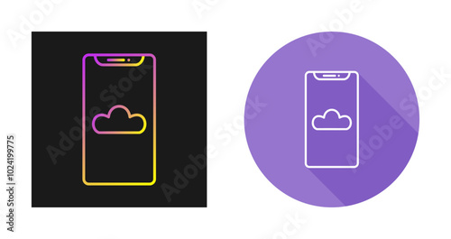Cloud Storage Vector Icon