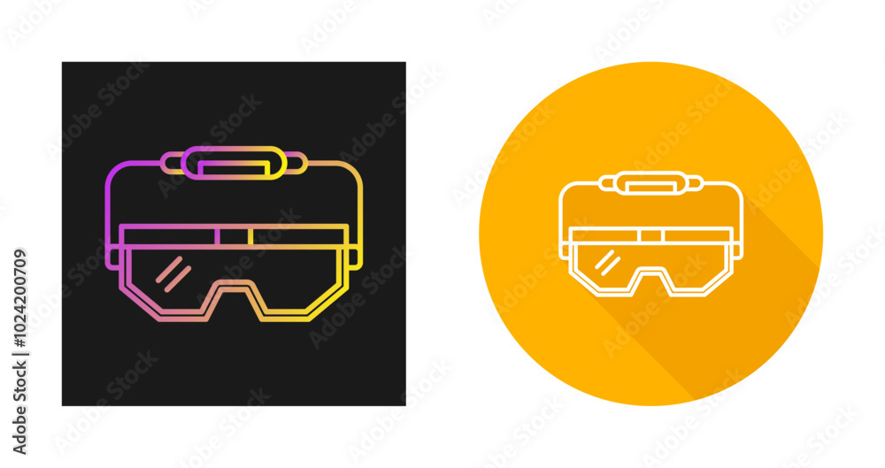 Lab Glasses Vector Icon Lab Glasses Vector Icon
