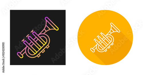 Trumpets Vector Icon