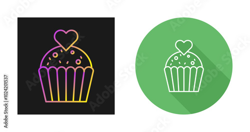 Cupcake Vector Icon