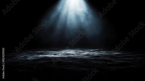 A dark wallpaper with a spotlight creates a dramatic effect, suitable for presentations or artistic displays..