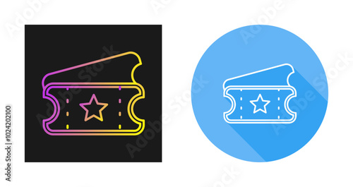 Ticket Vector Icon