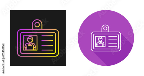 Staff Card Vector Icon
