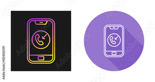 Incoming Call Vector Icon