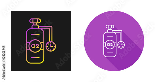 Oxygen Tank Vector Icon