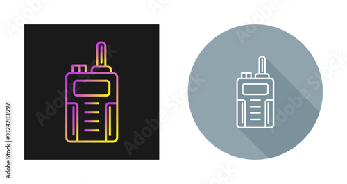 Walkie Talkie Vector Icon