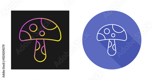 Mushroom Vector Icon