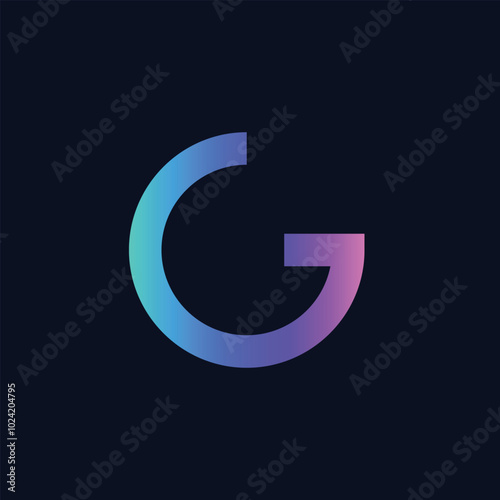 Letter G logo design. Creative Initial letter G logo. Letter G symbol