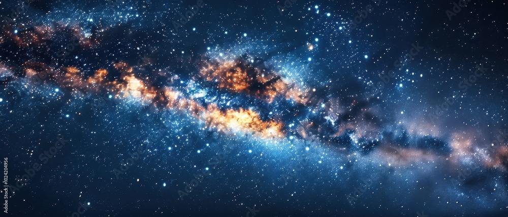 Stunning image of the Milky Way galaxy, showcasing vibrant colors and countless stars in the vast night sky. Perfect for space enthusiasts. Stunning image of the Milky Way galaxy, showcasing vibrant colors and countless stars in the vast night sky. Perfect for space enthusiasts.
