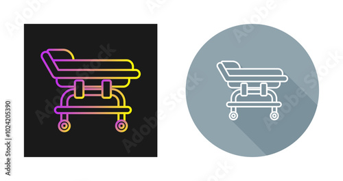 Stretcher Vector Icon