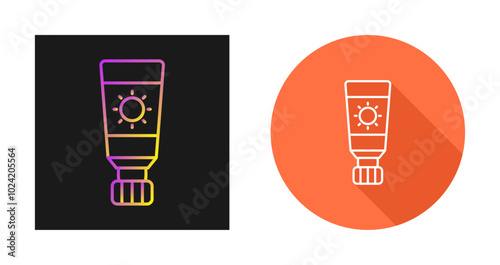 Sunscreen Vector Icon