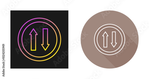 Traffic Sign Vector Icon