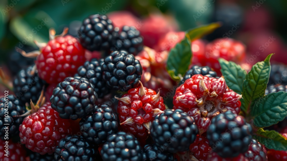 Fresh Blackberries Isolated on Purple Background - High Resolution 32K Product Photography Fresh Blackberries Isolated on Purple Background - High Resolution 32K Product Photography