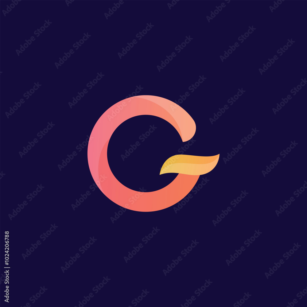 Fototapeta premium Letter G logo design. Creative Initial letter G logo. Letter G symbol, Letter G business
