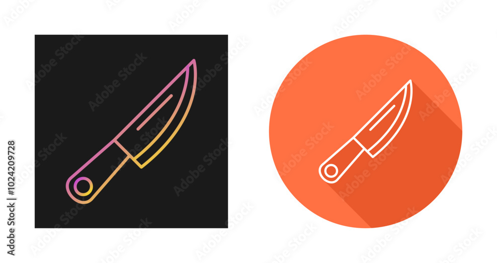 Knife Vector Icon Knife Vector Icon