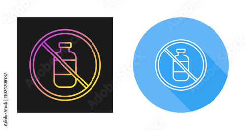 No Liquids Vector Icon