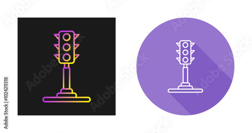 Traffic Light Vector Icon