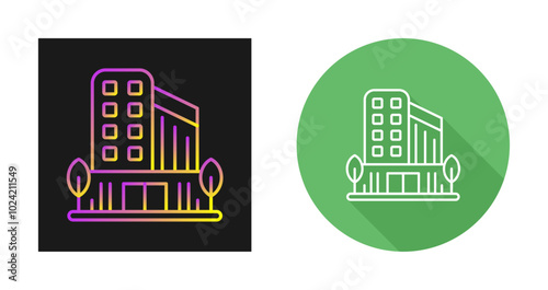 Office Building Vector Icon