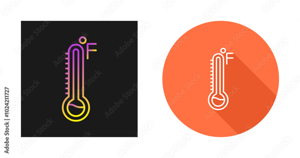 Fahrenheit Vector Icon Fahrenheit Vector Icon