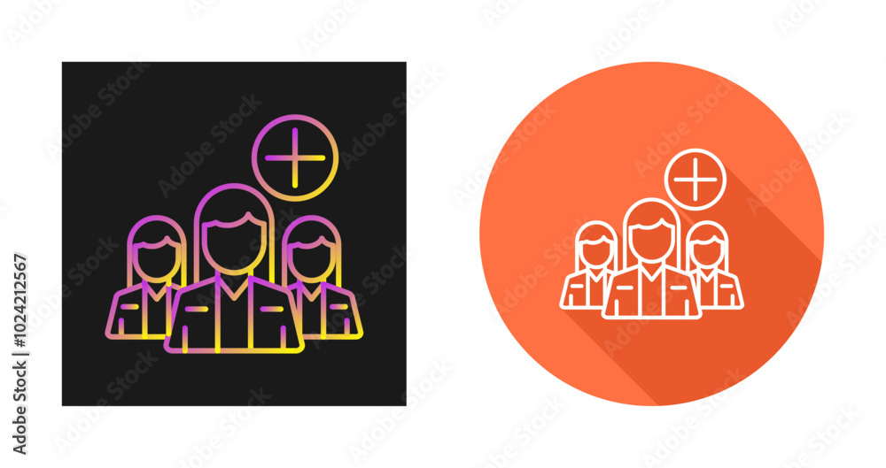 Followers Vector Icon Followers Vector Icon
