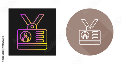 Id Card Vector Icon