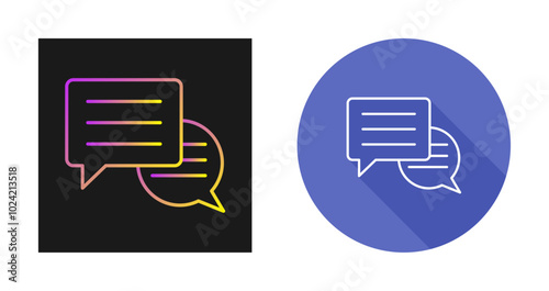 Conversation Vector Icon