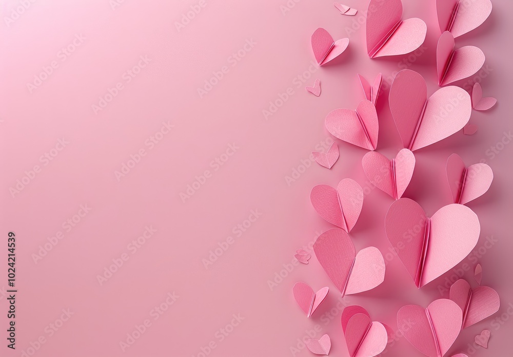 A pink background with delicate flowers and hearts scattered around the edges, creating an elegant Special Day atmosphere. A pink background with delicate flowers and hearts scattered around the edges, creating an elegant Special Day atmosphere.