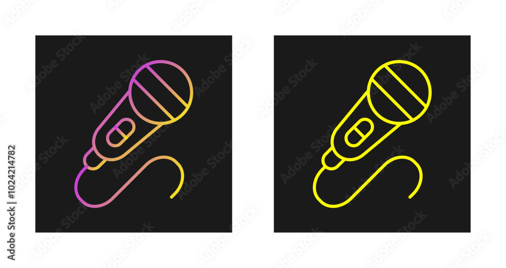 Microphone Vector Icon Microphone Vector Icon