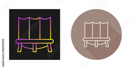 Trampoline Vector Icon