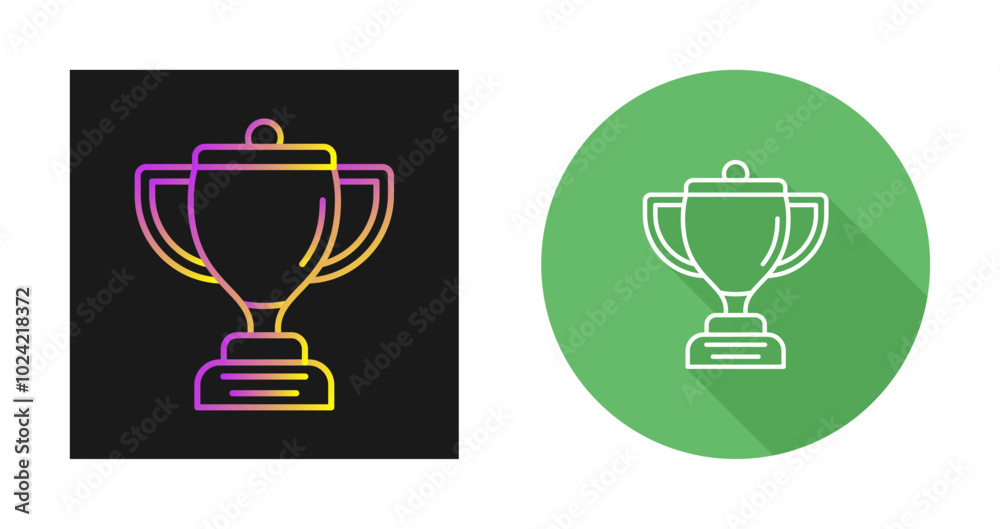 Winning Vector Icon Winning Vector Icon
