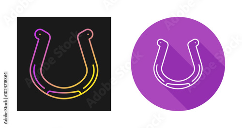 Horseshoe Vector Icon