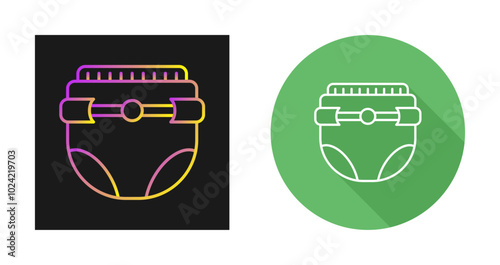 Diaper Vector Icon