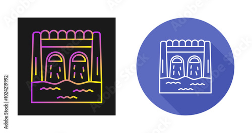 Dam Vector Icon