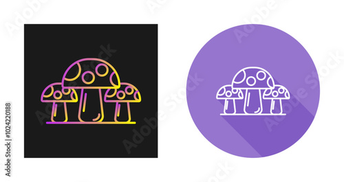 Mushroom Vector Icon