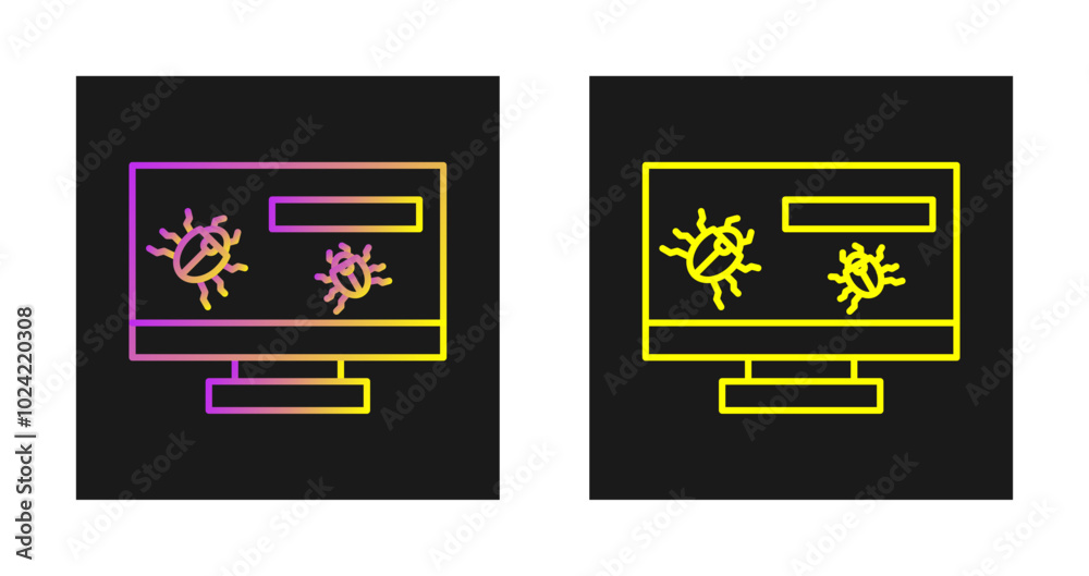 Virus Vector Icon Virus Vector Icon