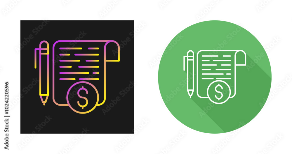 Paid Article Vector Icon Paid Article Vector Icon