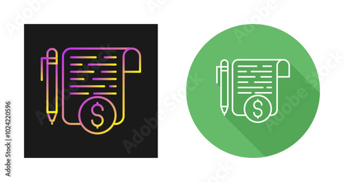 Paid Article Vector Icon