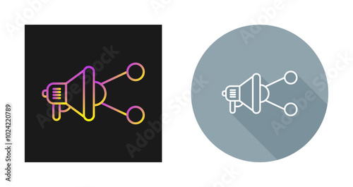 Viral Marketing Vector Icon