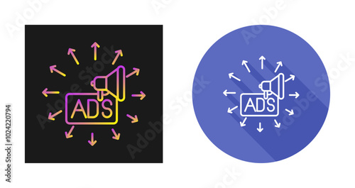 Advertising Submission Vector Icon