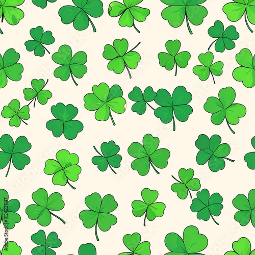 Green Clover Pattern