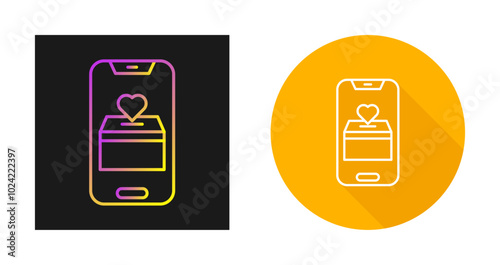 Online Donation Vector Icon