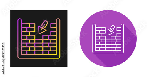 Masonry Vector Icon