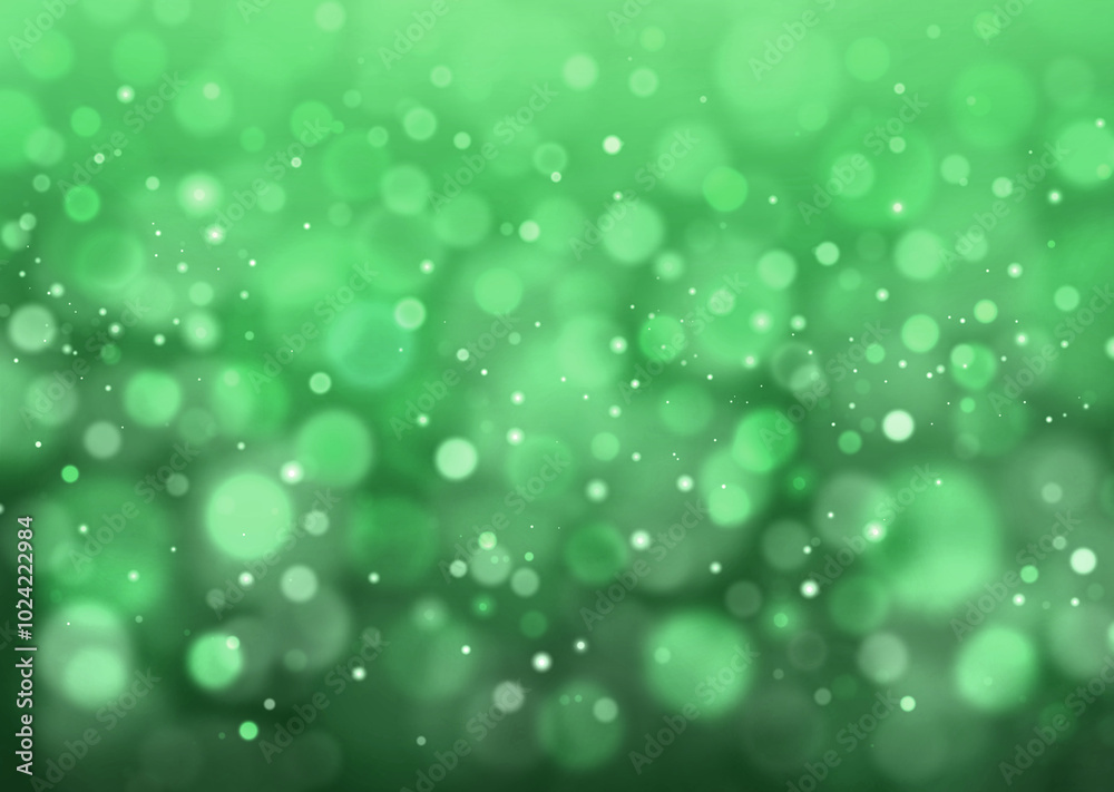 Fototapeta premium キラキラ 玉ボケ 素材 光る ファンタジー 神秘的 抽象的 エフェクト キャンペーン ポスター