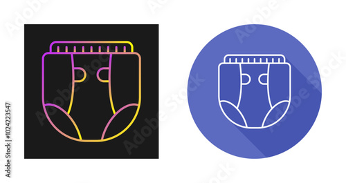 Diaper Vector Icon